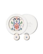 Espejo con funda y funda Scarab multicolor - D.6,5 cm