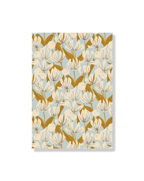 Carnet de notes A6 Floral K multicolore - 10,5 x 15 cm