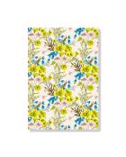 A6 Floral J veelkleurig notitieboek - 10,5 x 15 cm