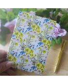A6 Floral J veelkleurig notitieboek - 10,5 x 15 cm