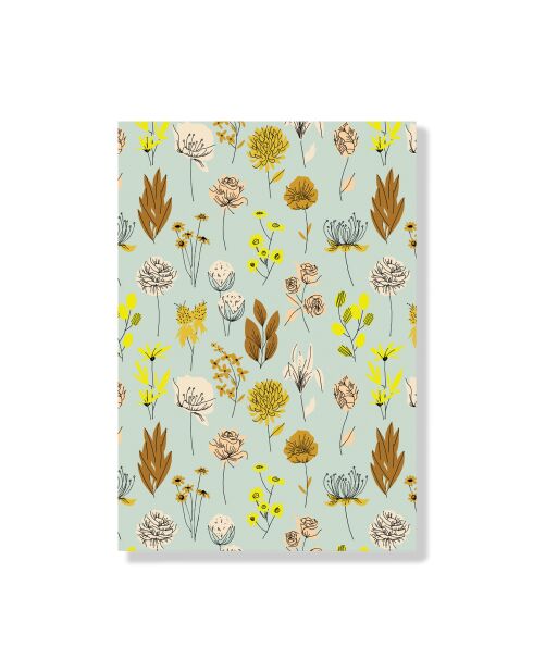 Carnet de notes A6 Floral C multicolore - 10,5 x 15 cm
