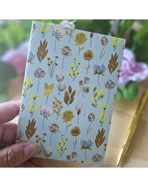 Carnet de notes A6 Floral C multicolore - 10,5 x 15 cm