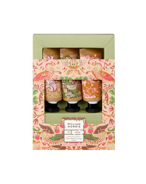 Set cadeau 3 crèmes mains William Morris (Kitchen Garden) multicolore - 3x30 ml