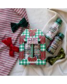 Emporium meerkleurige baddouchegel en badzout cadeauset - 100 ml/100 g