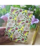 Carnet de notes A6 Floral D multicolore - 10,5 x 15 cm