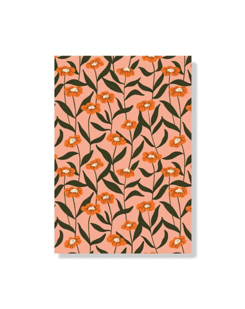 Carnet de notes A6 A6 Floral A multicolore - 10,5 x 15 cm