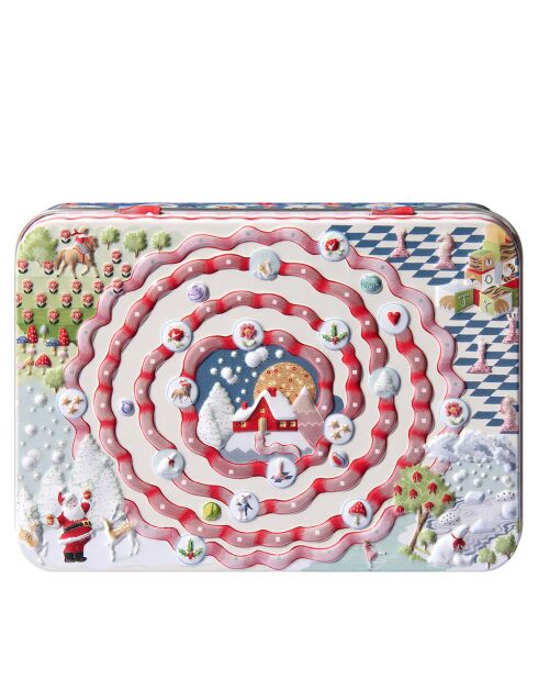 Caja de metal para manos, labios y juegos C. Kidston (viaje de Navidad) multicolor, 15 x 10 cm
