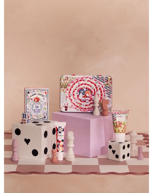 Coffret métal mains lèvres et jeux C. Kidston (Christmas journey) multicolore - 15 x 10 cm