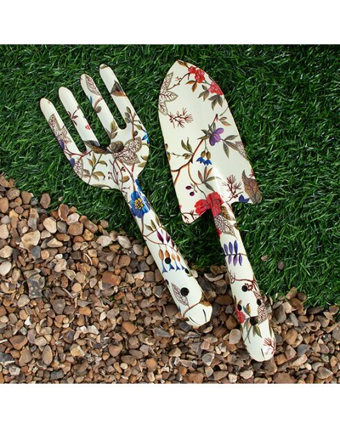 Set di 2 attrezzi da giardino Kilburn multicolori - 15 x 20 cm
