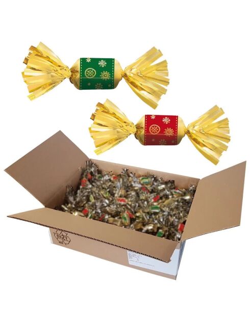 Papillotes Praline aus dunkler Milch, Großkarton, 4,6 l netto