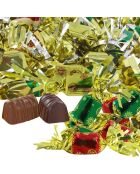 Cartone sfuso di praline Papillotes al latte scuro - 4,6k netti