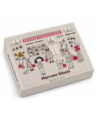 Scatola da 16 castagne glassate piegate in alluminio dorato - 270g