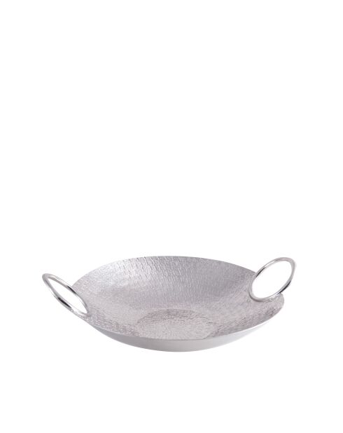 Coupe gipsy argentée - 33x33x10.5cm