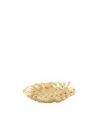 Coupe à fruits feuille dorée - 31x25x5cm