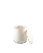 Bougie céramique base blanc - 8.2x8.2x9.5cm