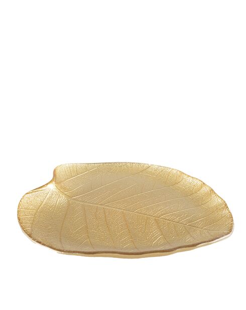 Grote beker met goudblad - 27x24x2,5cm