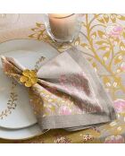 Lot de 2 serviettes de table Arbre enchanteur en coton - 43 x 43 cm.
