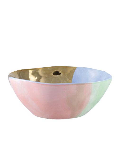 Saladier Paradise tricolore - 20.3x19.9x7.8cm