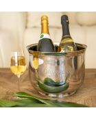 Lot de 6 flûtes prosecco peony transparentes - 150ml