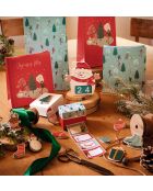 Set di 10 decorazioni regalo Christmas Secrets, 6 x 4 cm.
