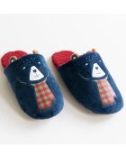 Pantofole natalizie della Lapponia in sherpa marino