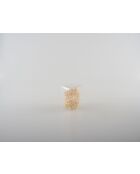 Lot de 4 ronds de serviettes chaînes dorés - 5x5x5 cm