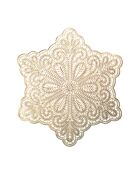 Dessous d'assiette étoile dorée - 38x38x0.2cm