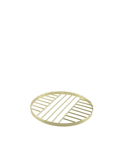 Dessous de plat doré - 19.5x19.5x1cm
