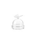 Lot de 6 cadeaux d'assiette papillons transparents - 5.5x5.5x6.5 cm