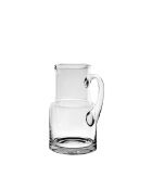 Pichet en verre 1.2l transparent - 10x10x21cm