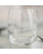 Set van 6 transparante koffiemokken van Elina - 300 ml