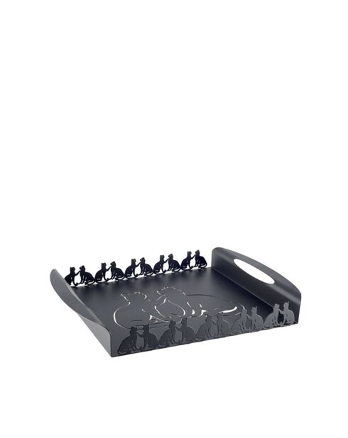 Plateau chat noir - 40x30x5cm