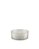 Bougie vanille pot en verre argenté - 15x15x6cm