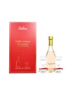 Coffret cadeau bougies et diffuseur en verre transparent - 7.9x7.9x24.5cm