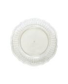 Dessous d'assiette transparent ondulé - 33x33x2cm