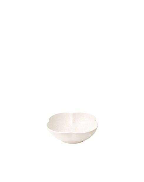 Bol en porcelaine blanche Florale - 11.5x11.5x4.5cm