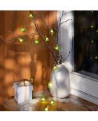 Ghirlanda da sera scintillante con 15 alberi a LED da 1,5 m.