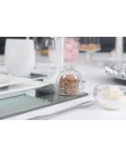 Lot de 6 cadeaux d'assiette diamants transparents - 5.5x5.5x6.5 cm