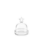 Lot de 6 cadeaux d'assiette étoiles transparents - 5.5x5.5x7 cm