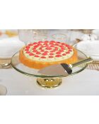 Concha dorada para tarta - 27 x 5,7 x 3 cm