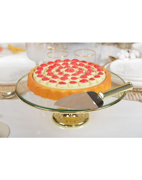 Pelle à tarte dorée - 27x5.7x3cm