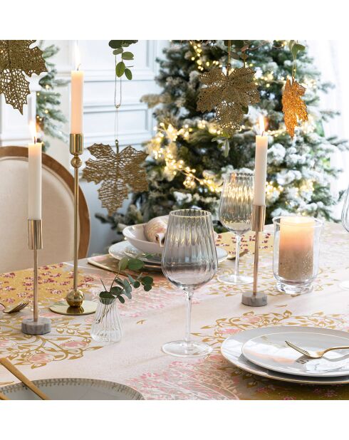 Nappe carrée Arbre enchanteur en coton déperlant - 150 x 150 cm.