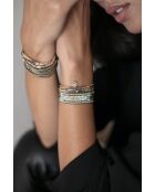 Bracelet inoxydableGolden French Grey Sandy multicolore