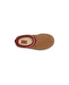 Zapatillas Tazza de piel castaña