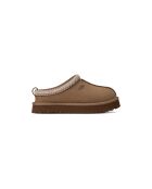 Zapatillas Tazza de piel en bronce claro