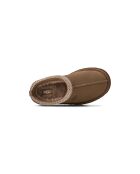 Zapatillas Tazza de piel en bronce claro