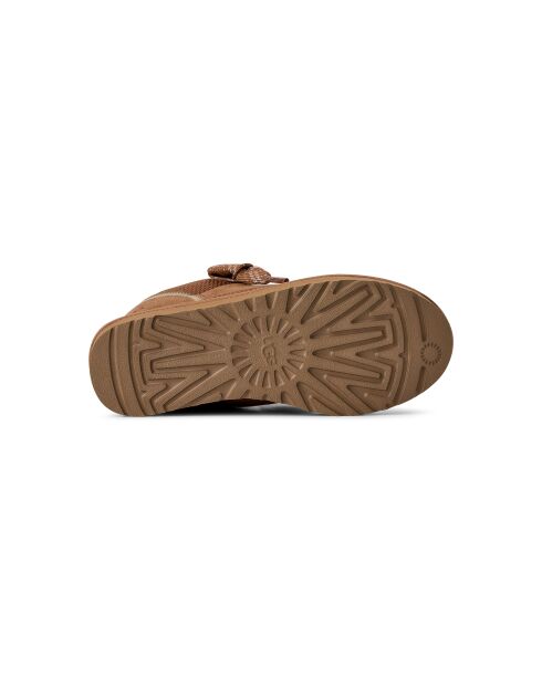 Sneakers Lowmel in pelle castagna
