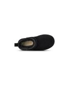 Schwarze Lederstiefel Classic Ultra Mini Platform