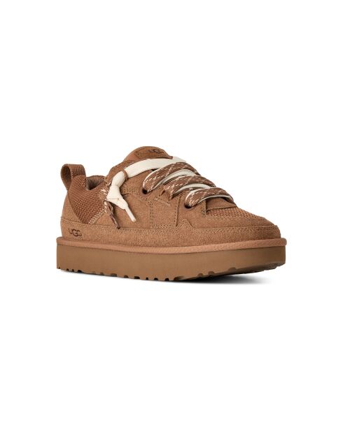 Sneakers Lo Lowmel in pelle castagna