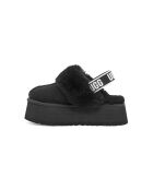 Mules Funkette in pelle nera